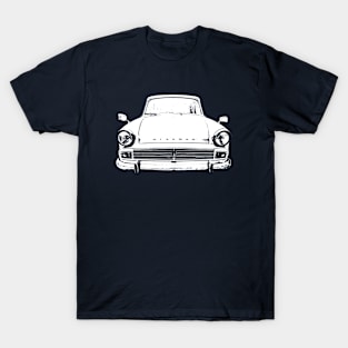 Hillman Minx Series V 1960s classic car monoblock white T-Shirt